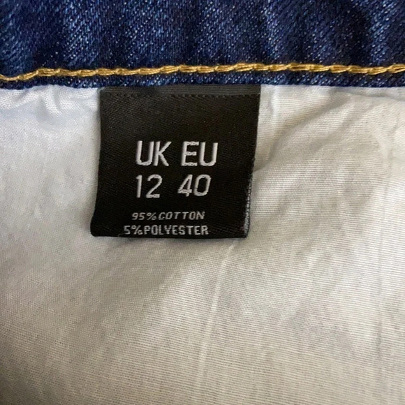 Momokrom Exposed Button Fly Denim Skirt - Size 8 - Picture 5 of 6